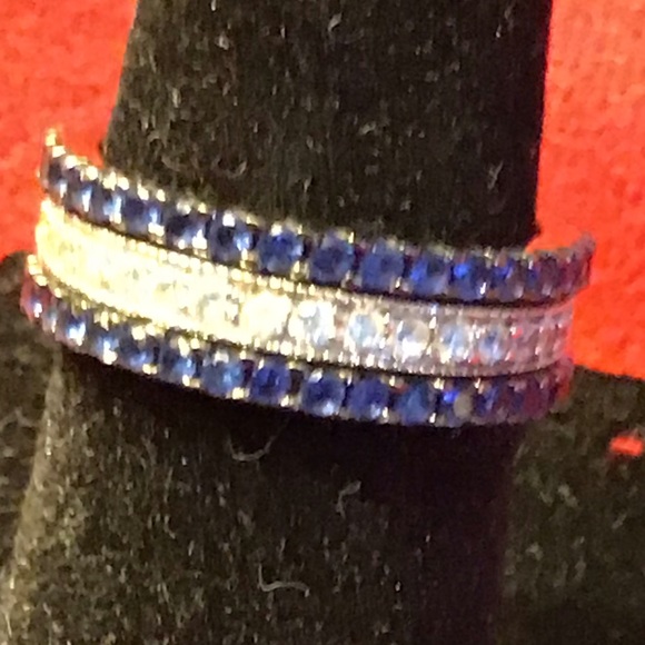 24 stackable 925 with cz rings! - Picture 7 of 8